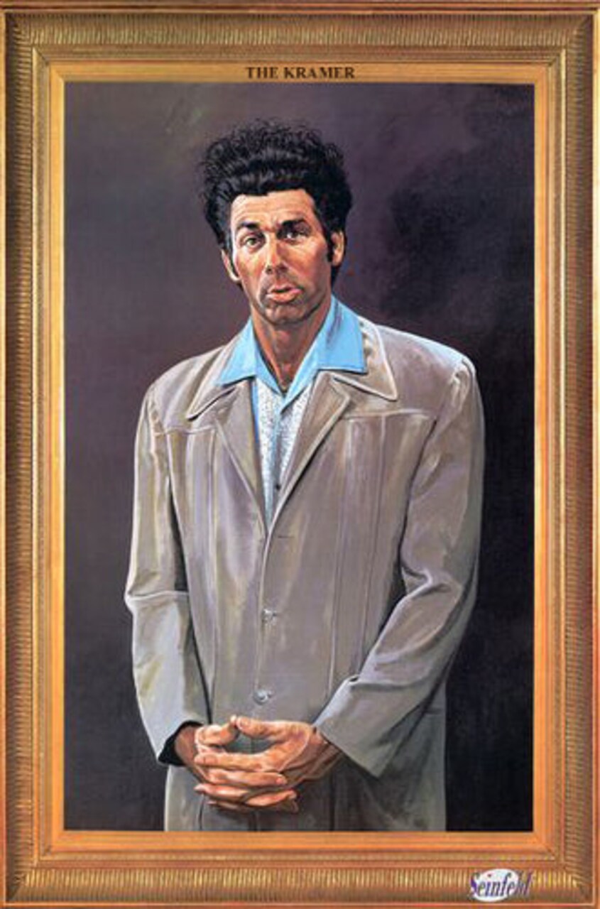 Kramer Seinfeld Art Print by Larry Salk - Iconic TV Show Wall Decor 35.5 x 23